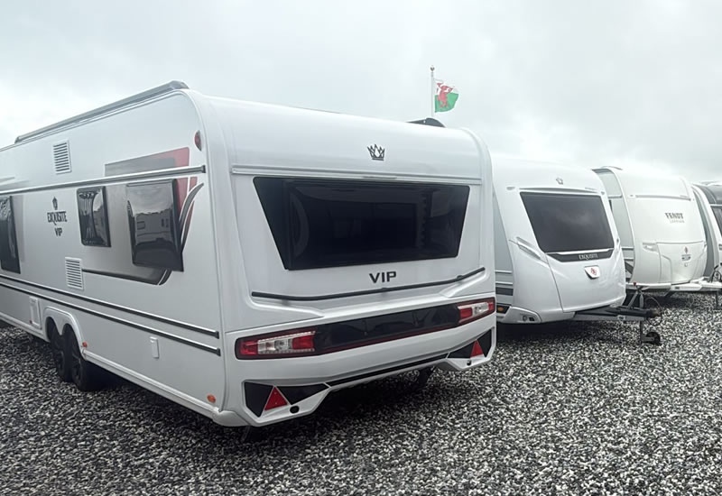Official caravan dealers in North Wales