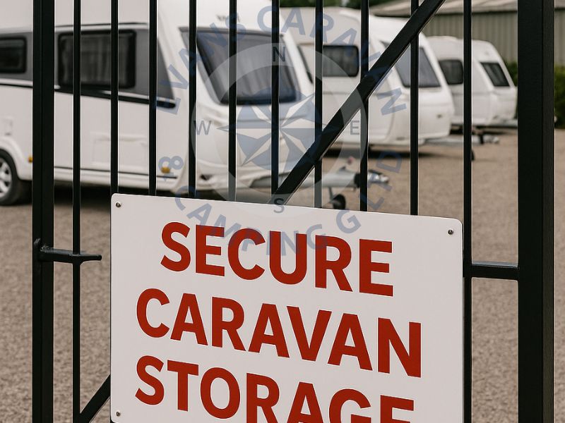 Secure indoor and outdoor caravan storage in Pwllheli North Wales
