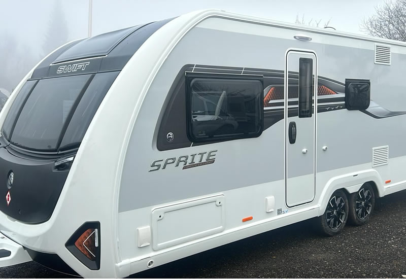 Swift caravan dealer North Wales